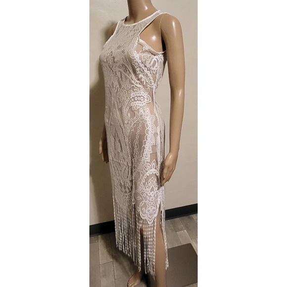 KTOO Fringe Lace "See Through" Dress (Size S) - Picture 8 of 11